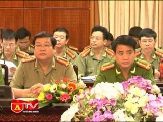 Thứ trưởng Bộ Công an Phạm Quý Ngọ làm việc với CATP Hà Nội