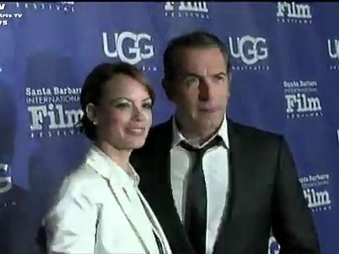 French Stars Jean Dujardin and Bérénice Bejo of The Artist Movie SBIFF 2012 Awards