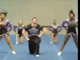 Big guy cheerleading