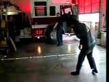 Last day Firefighting Break Dance