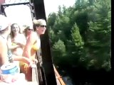 Backflip off a bridge