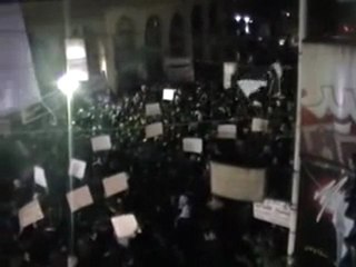 فري برس   ريف دمشق من مسائية دوما الألعاب النارية وهتافات الثورة 16 2 2012