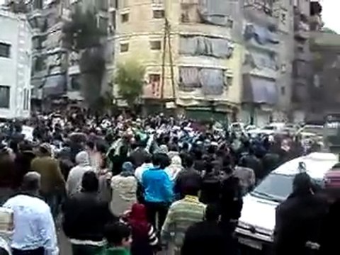 فري برس حلب السكري مظاهرة حاشدة دقة عالية 17 2 2012