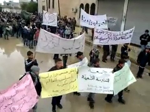 فري برس ادلب زردنا جمعة المقاومة الشعبية 27 2 2012