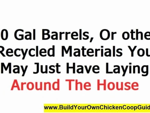 chicken coops building plans :How To Build A Chicken Coop On A Budget