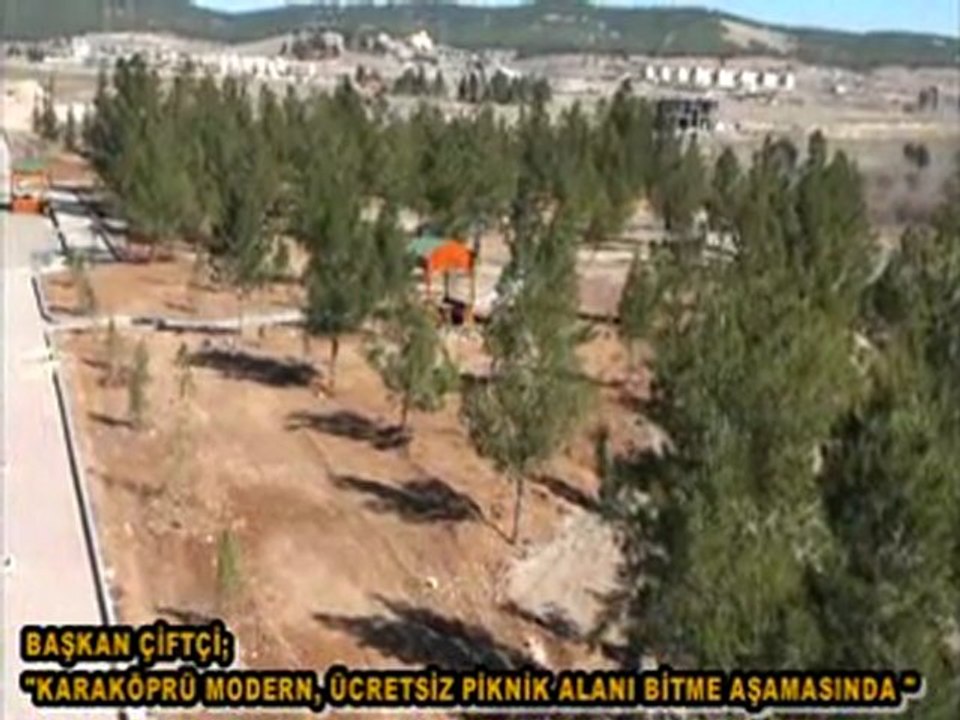 karaköprü belediyesi modern piknik alanı bitme aşamasına geldi 2012