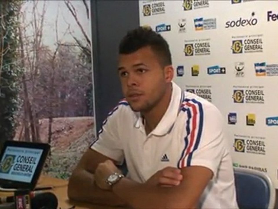 Conférence de Presse Jo W. TSONGA 22.02
