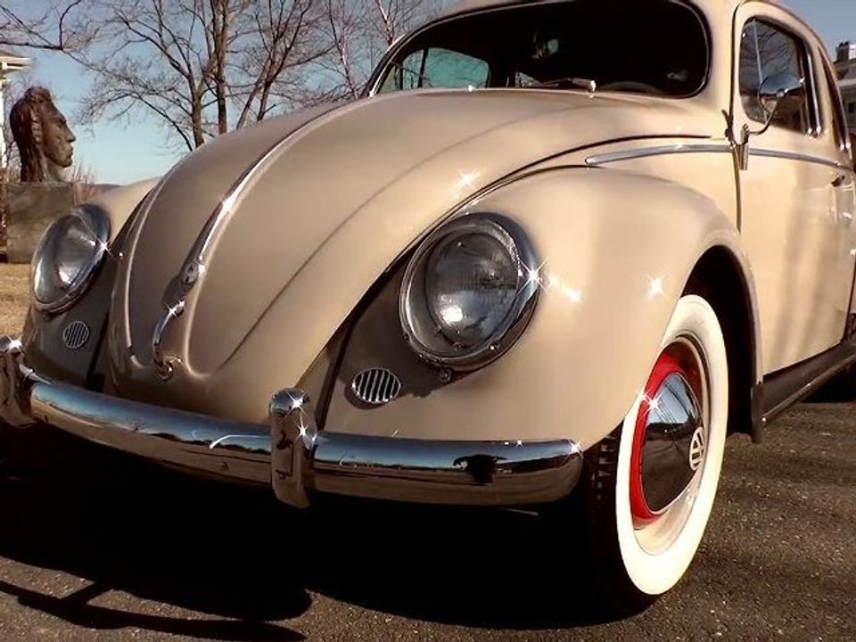 Classic VW Bugs 1954 Light Beige Beetle Sedan For Sale!