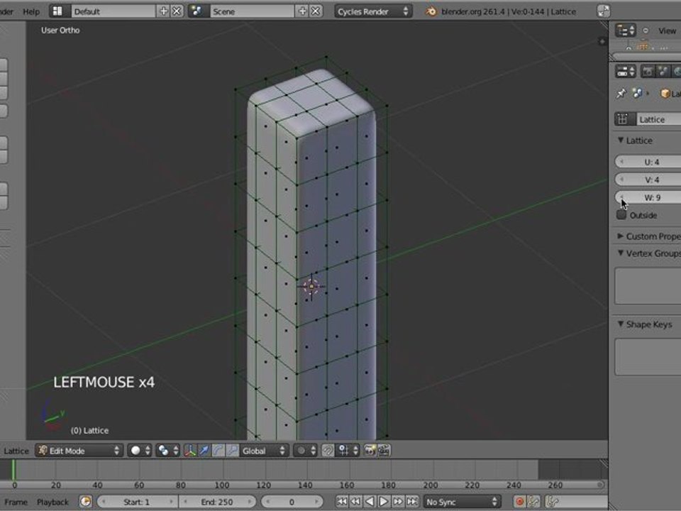Blender modifikátory 2/2