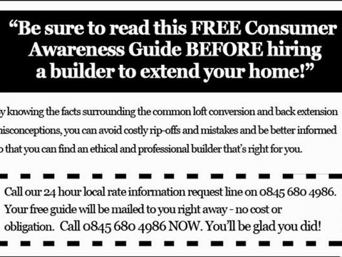 Loft Conversion Company Needed in Brentford 0845 519 7391