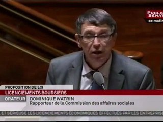 Dominique Watrin défend la proposition de loi du groupe communiste contre les licenciements boursiers 16-02-12 (2)