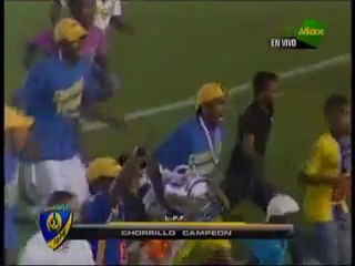 Celebración del campeón Chorrillo (Panama)