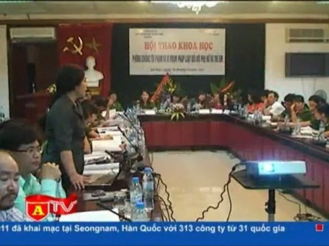 Hội thảo khoa học phòng chống tội phạm và vi phạm pháp luật đối với phụ nữ và trẻ em