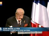 Petit cours de pédagogie de Jean-Marie Le Pen à destination des militants du FN