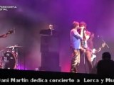 PD Dani Martín dedica concierto a Lorca Murcia 13 mayo 2011