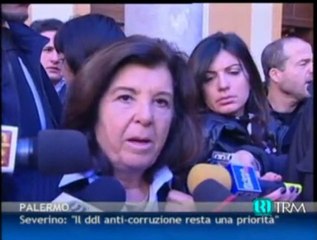 18/02/12 - Severino: Il ddl anti-corruzione resta una priorita'"