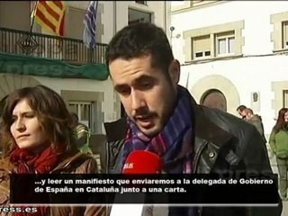 Retiran la bandera española en Sant Pol de Mar