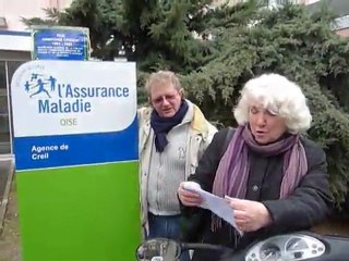 PCF Oise-Hommage à Ambroise Croizat-Chant de « La Sécu »-Creil, 17 février 2012
