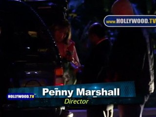 Dr. Dre and Penny Marshall Attend LA Lakers Pre-Season Game