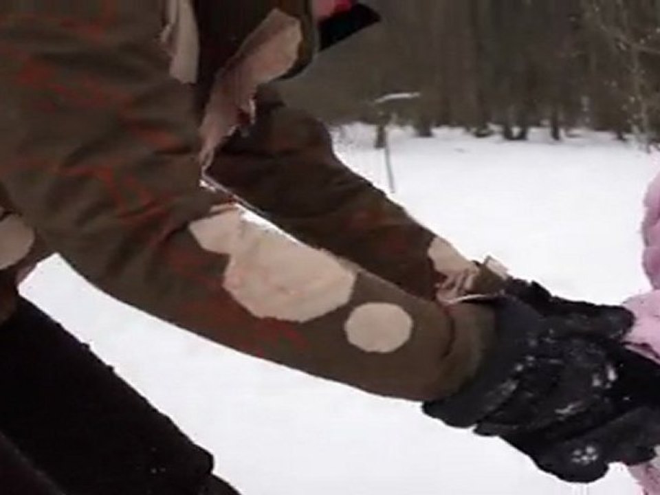 dans la neige