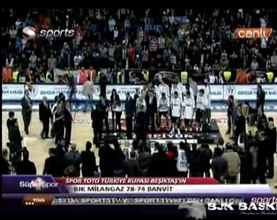 Beşiktaş 2011-2012 Türkiye Kupası Töreni