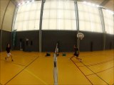 Simple Hommes D1-D2 LEHAUT-RETIERE Carquefou Badminton Février 2012