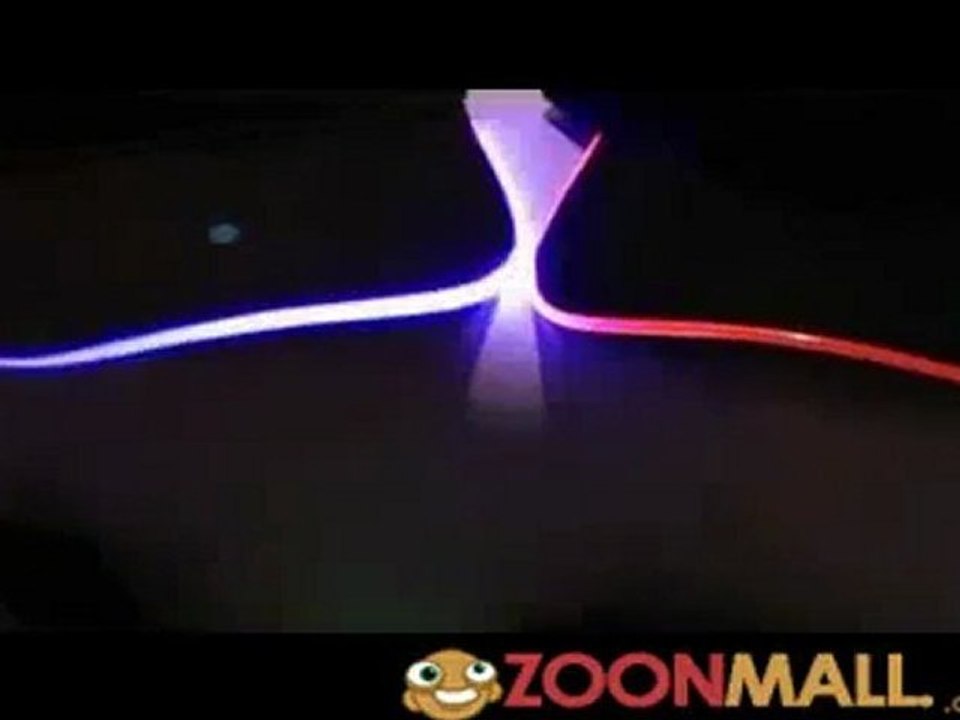 Blue LED EL Fiber Optic Rope Light Flashing Hats video Dailymotion