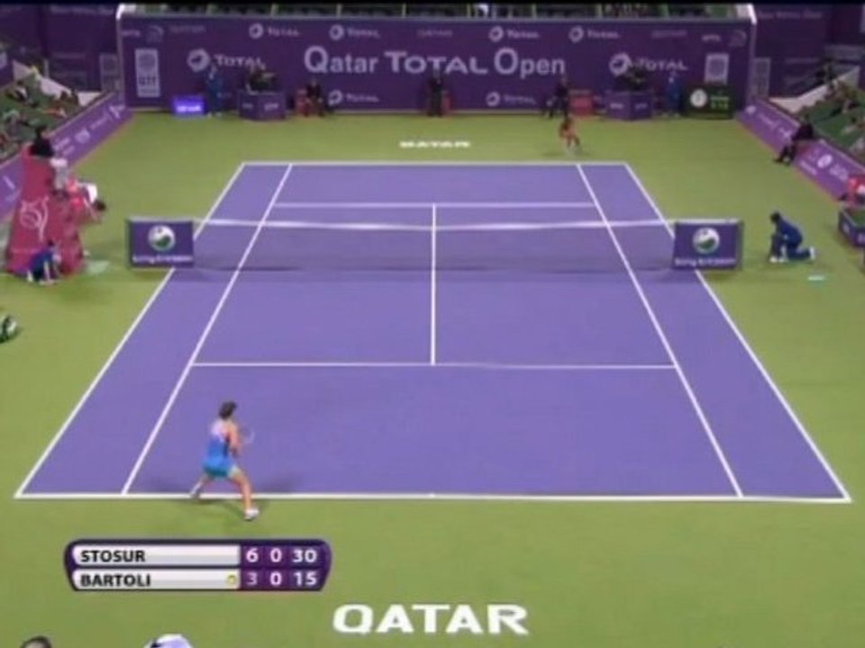 Doha - Stosur nach Bartoli-Aufgabe im Finale