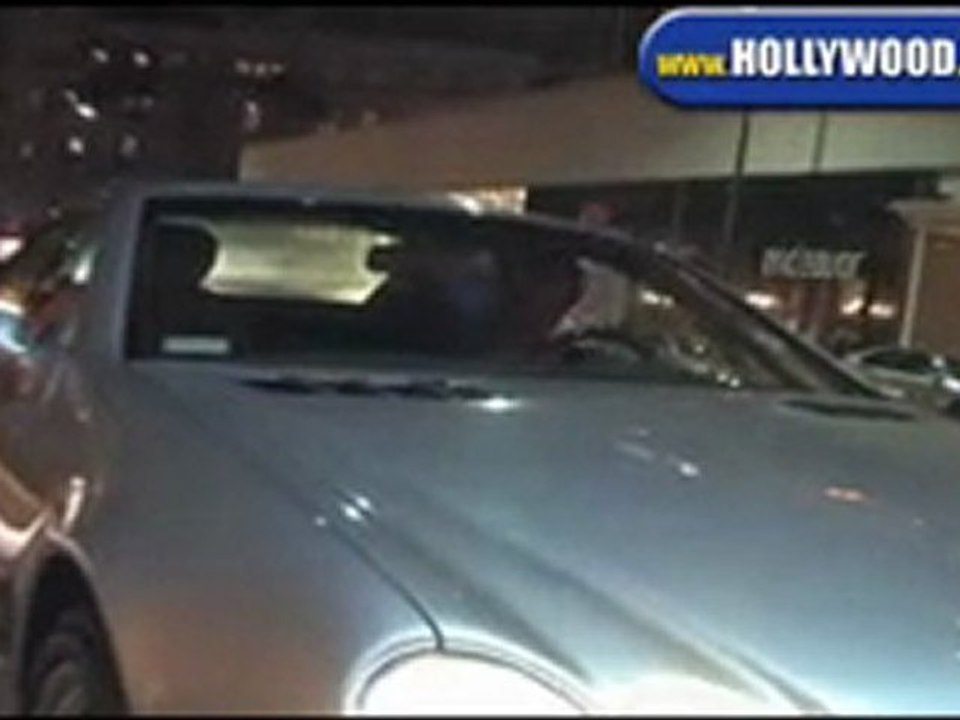 Jack Nicholson Leaving Mr Chow.