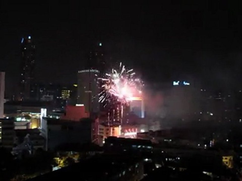 Feu d'artifice nouvel an chinois 2012