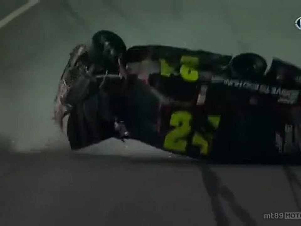 NASCAR Sprint Cup Budweiser Shootout 2012 Massive crash Gordon