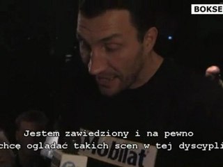 Wladimir Klitschko on Chisora - Haye brawl: "This is a criminal case right now"