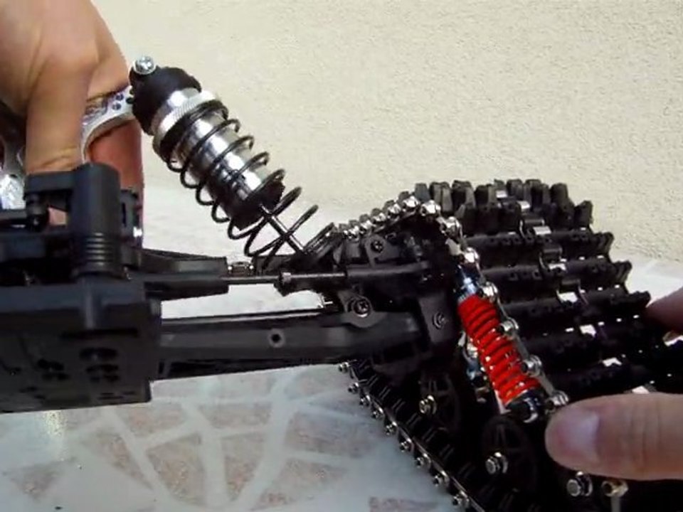 Chenilles Integy sur train avant Savage test