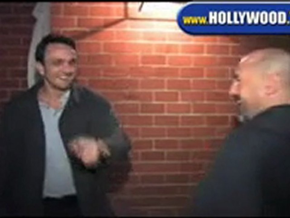 Hank Azaria Leaving Mr Chow.