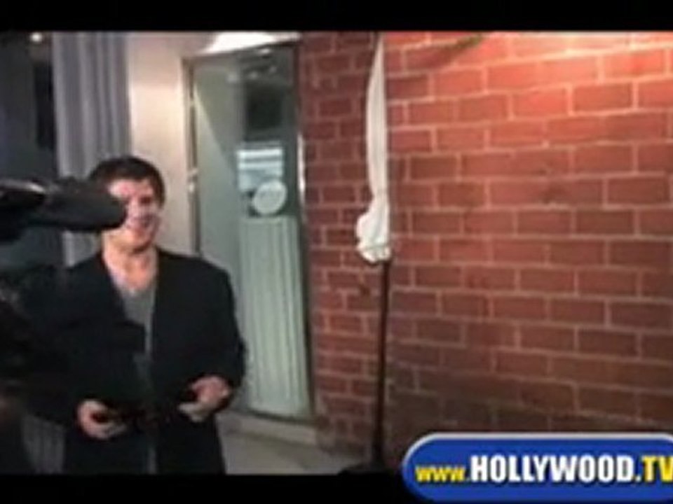 David Arquette and  Jason Hervey Leaving Mr Chow.