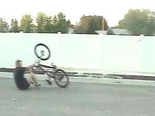 Bike Accident Attempting a Stunt