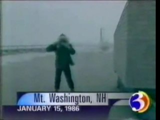 Reporter blown away