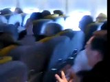 Pillow Fight in airplane