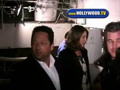 Eric Dane and Rebecca Gayheart leaving Madeos .