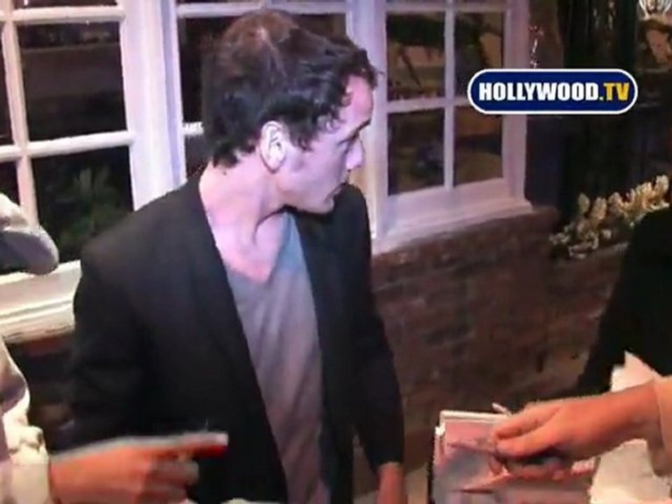 Anton Yelchin Leaves Voyeur Nightclub