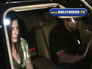 Download Video: Sandra Bullock Leaves Mr Chows With Jesse James