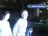 Woody Allen and Soon-Yi Leaving Mr Chow in Beverly Hills