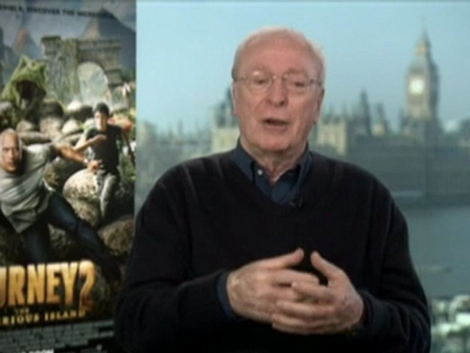 Journey 2 - The Mysterious Island - Junket Interview Michael Caine