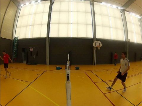 Simple Hommes D3-D4 COUTANSAIS-PASTOR Carquefou Badminton Février 2012