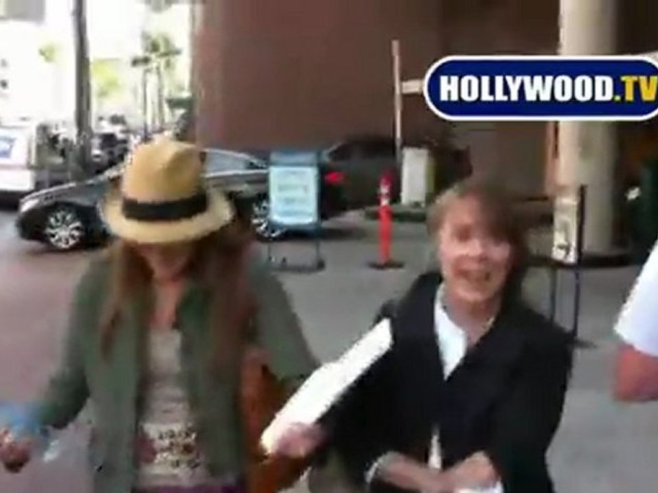 Sissy Spacek & Schuyler Fisk Draw Attention in Beverly Hills