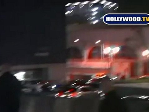 Ashley Tisdale Hides From Cameras At H-WOOD.