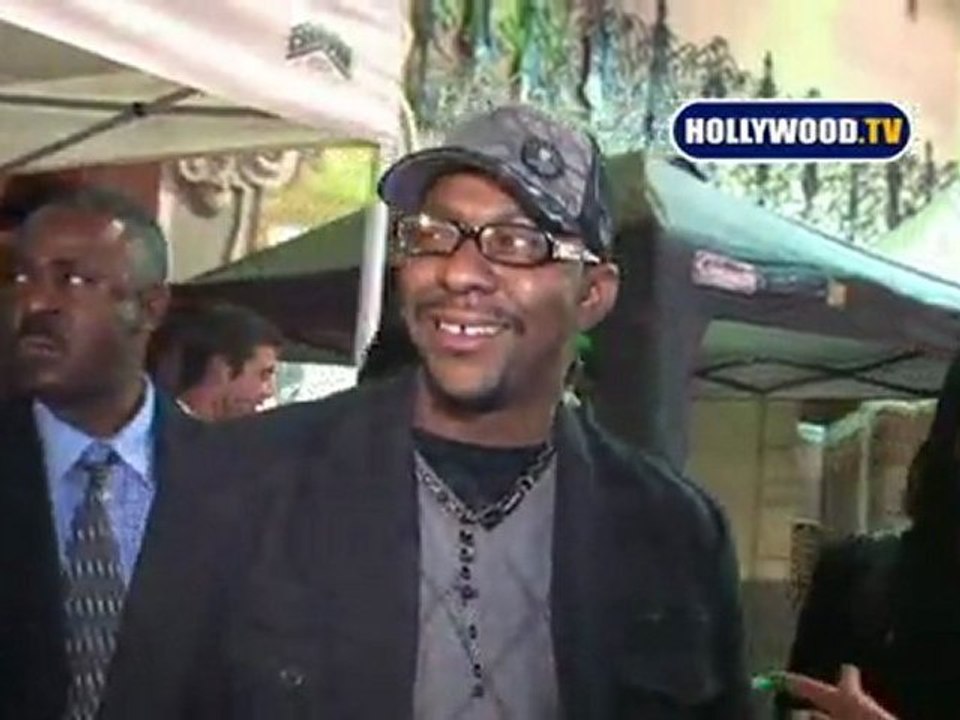Bobby Brown Talks To Cameras At The Avalon