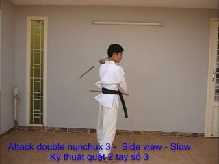 Kỹ thuật quật 2 côn nhị khúc số 3