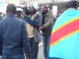 La manifestation des Congolais du 18/02/2012 à Mulhouse
