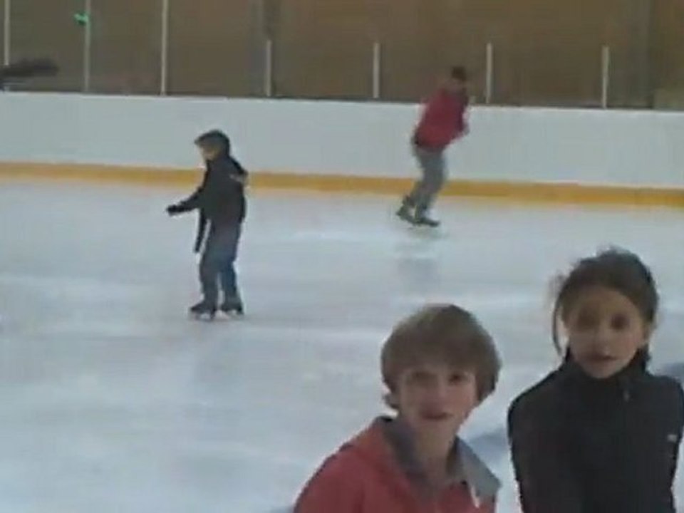 Allan à la patinoire